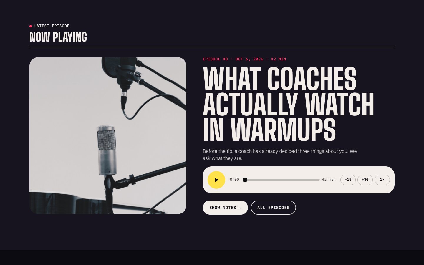 On Air, the podcast edition of Locked In.
